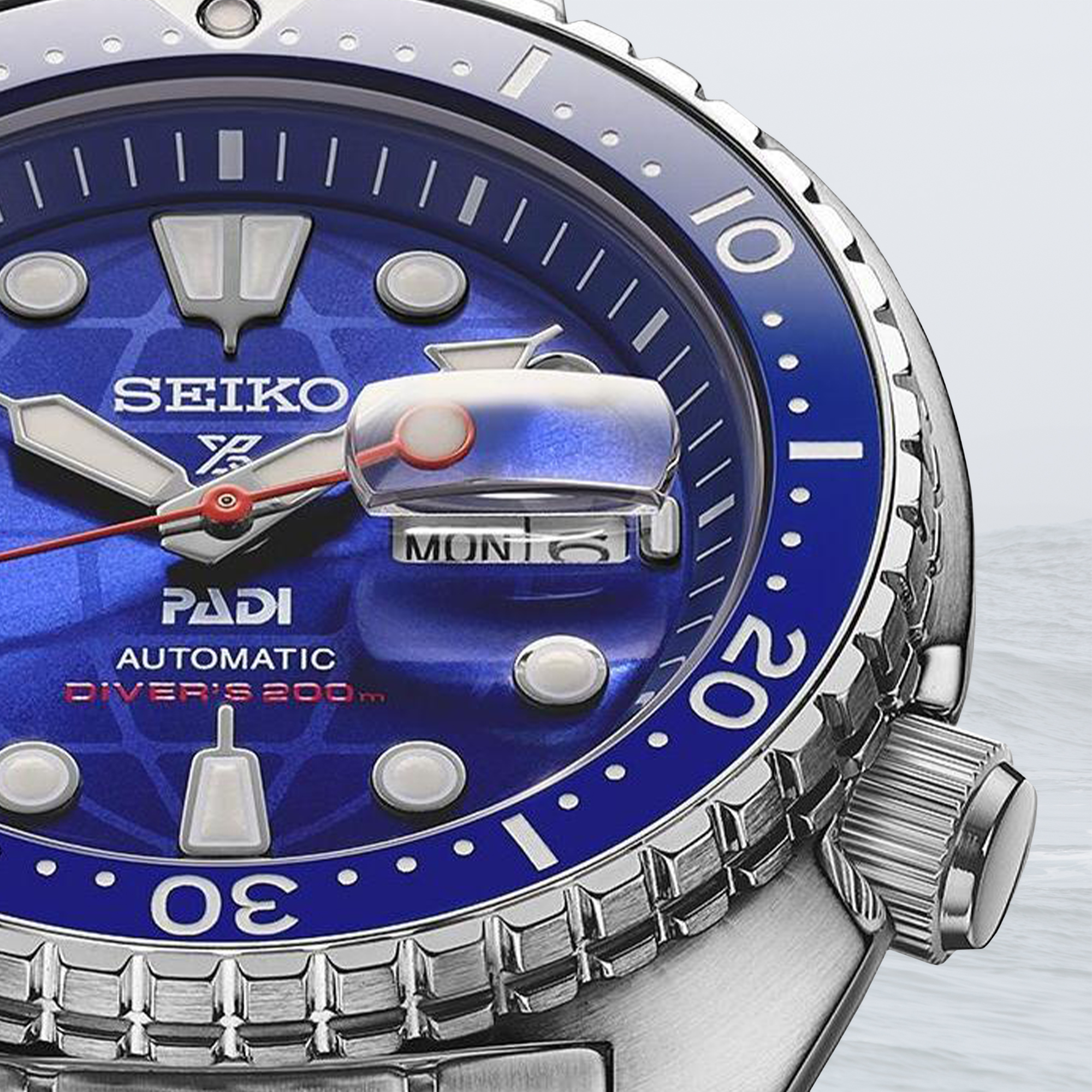 Seiko Prospex Sea Divers PADI Limited Edition HBB002K1 koronką przy godzinie czwartej