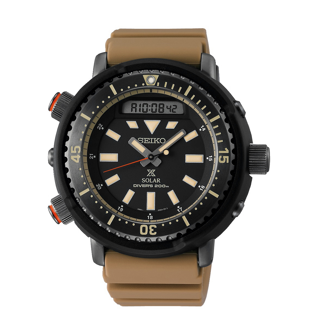 zegarek Seiko SNJ029P1 Prospex Arnie Divers 200m Solar męski z chronograf Prospex