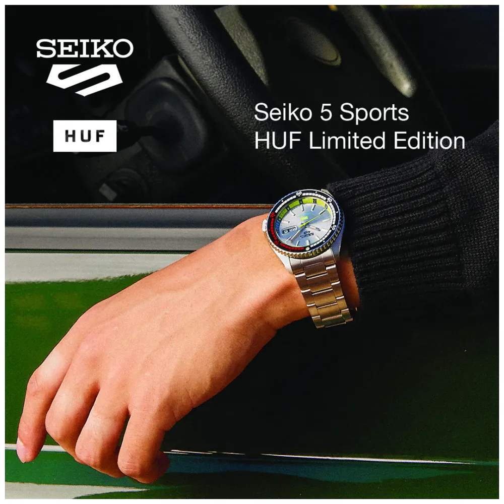 Zegarek Seiko 5 Sports HUF Limited Edition SRPL33K1