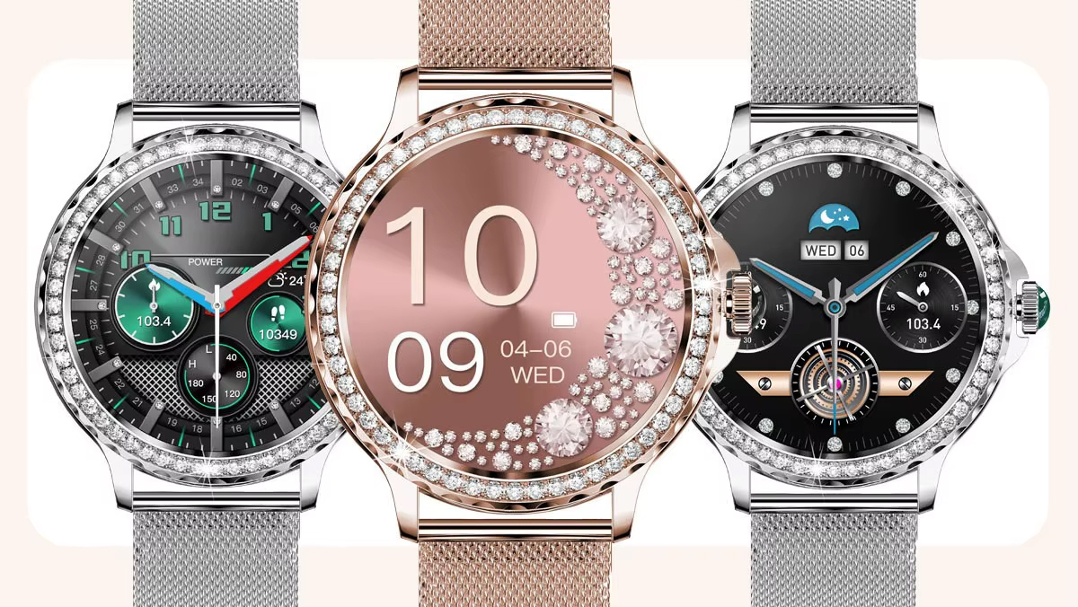 Smartwatch damski Hagen HC66 z czytelnym ekranem