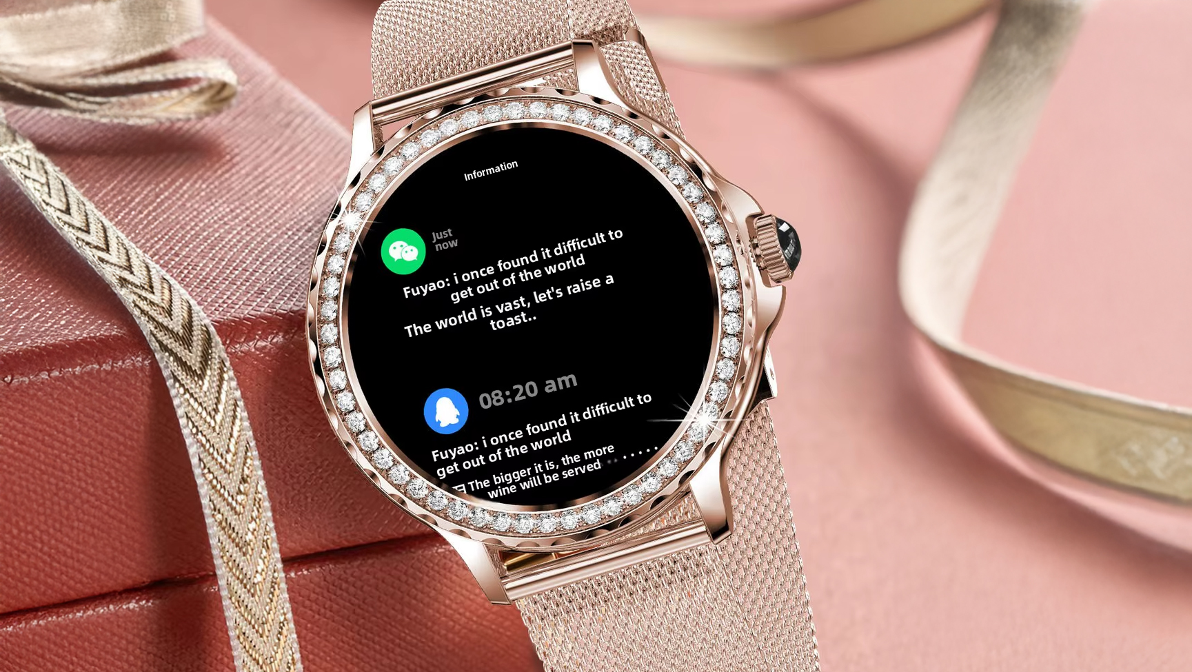 Smartwatch damski Hagen HC66 z powiadomieniami