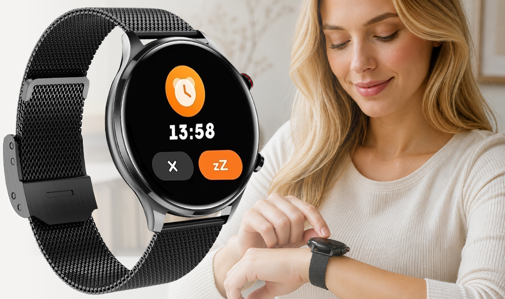 Smartwatch damski Hagen HC78 z alarmem