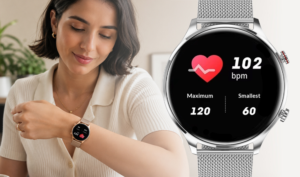 Smartwatch damski Hagen HC78 z monitorem tętna