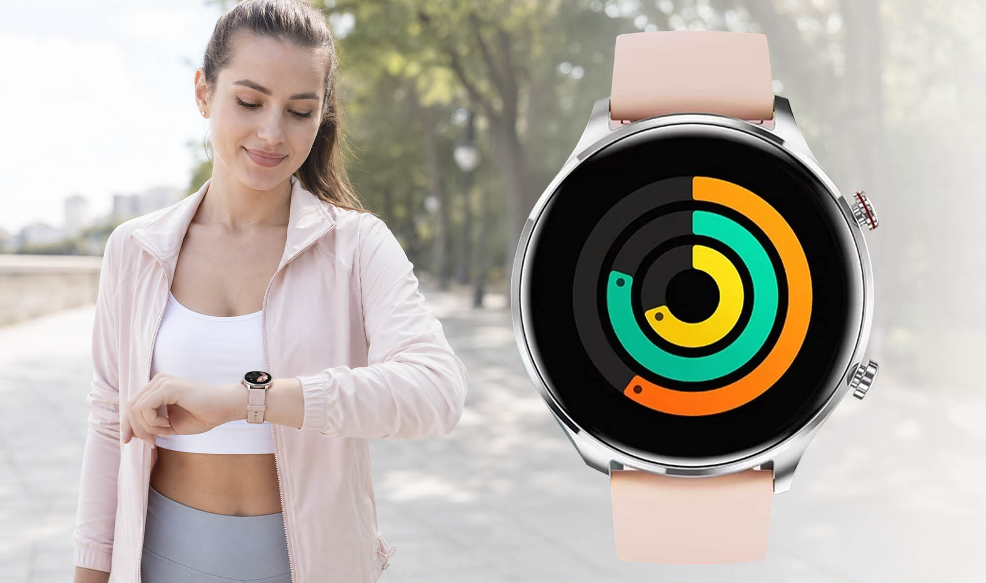 Smartwatch damski Hagen HC78 z pomiarem aktywności