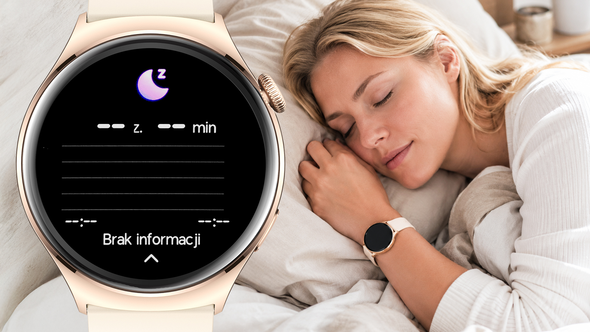 Smartwatch Enter Luxe z monitorem snu