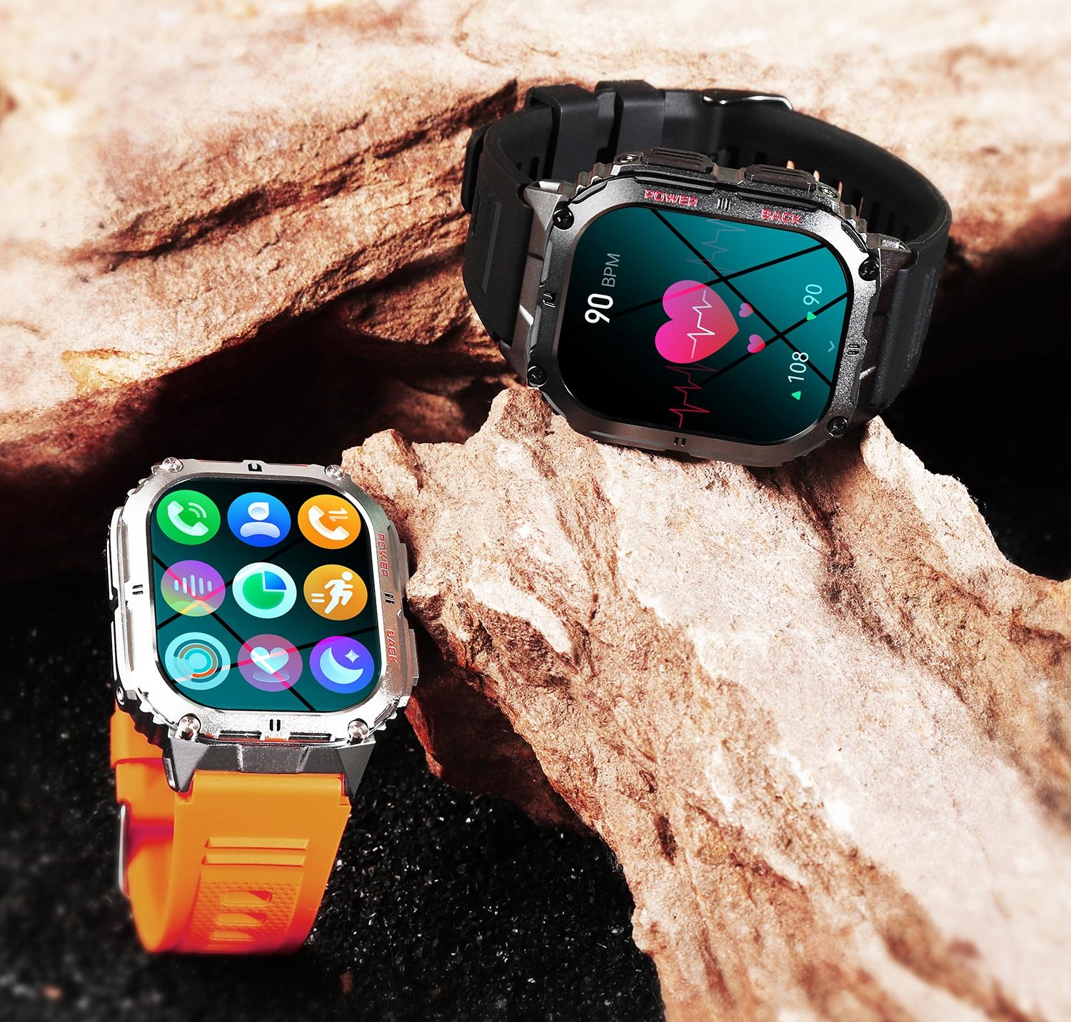 Funkcja pomiaru ciśnienia i natlenienia krwi w smartwatchu Hagen HC97