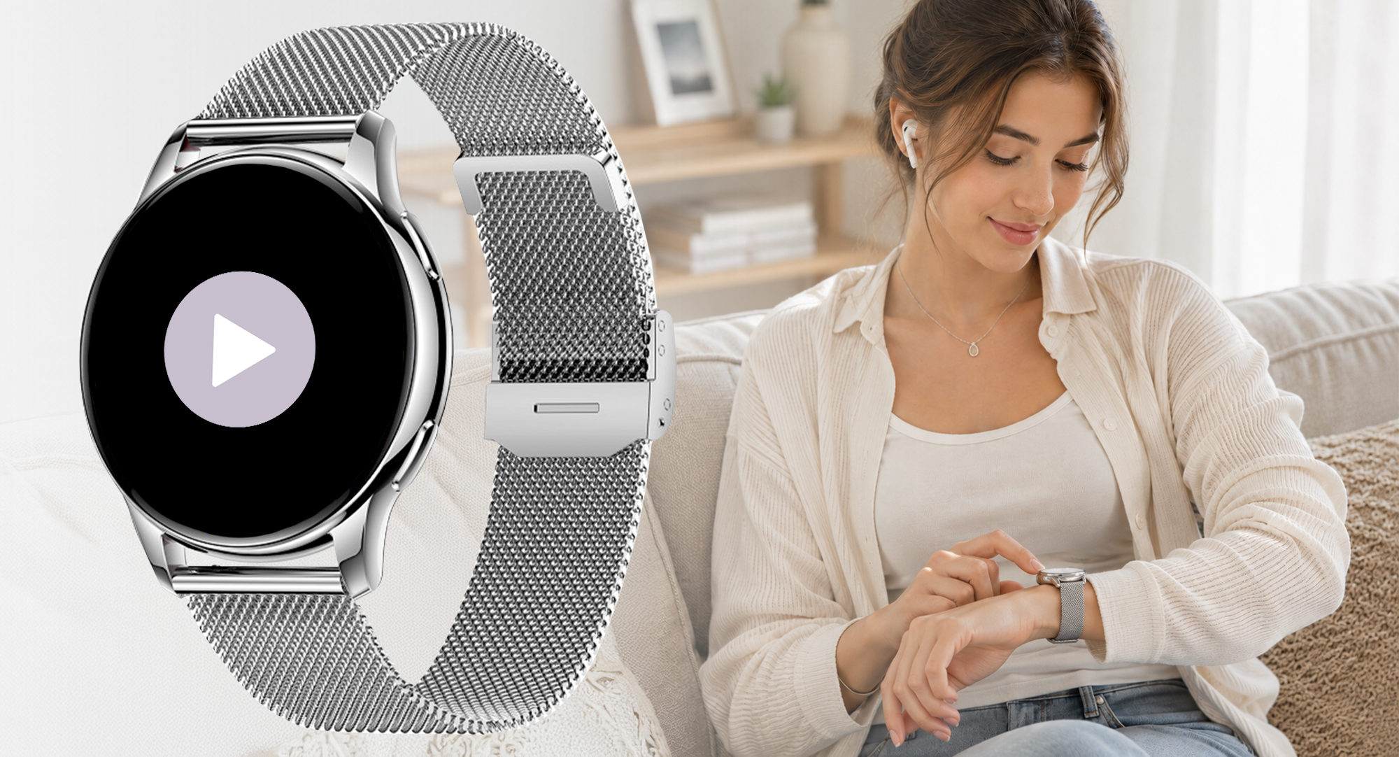 Smartwatch Hagen HB13 z odtwarzaniem muzyki