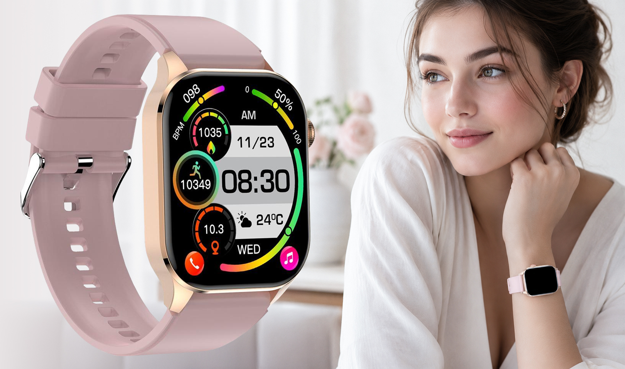 Smartwatch Hagen HB18 damski