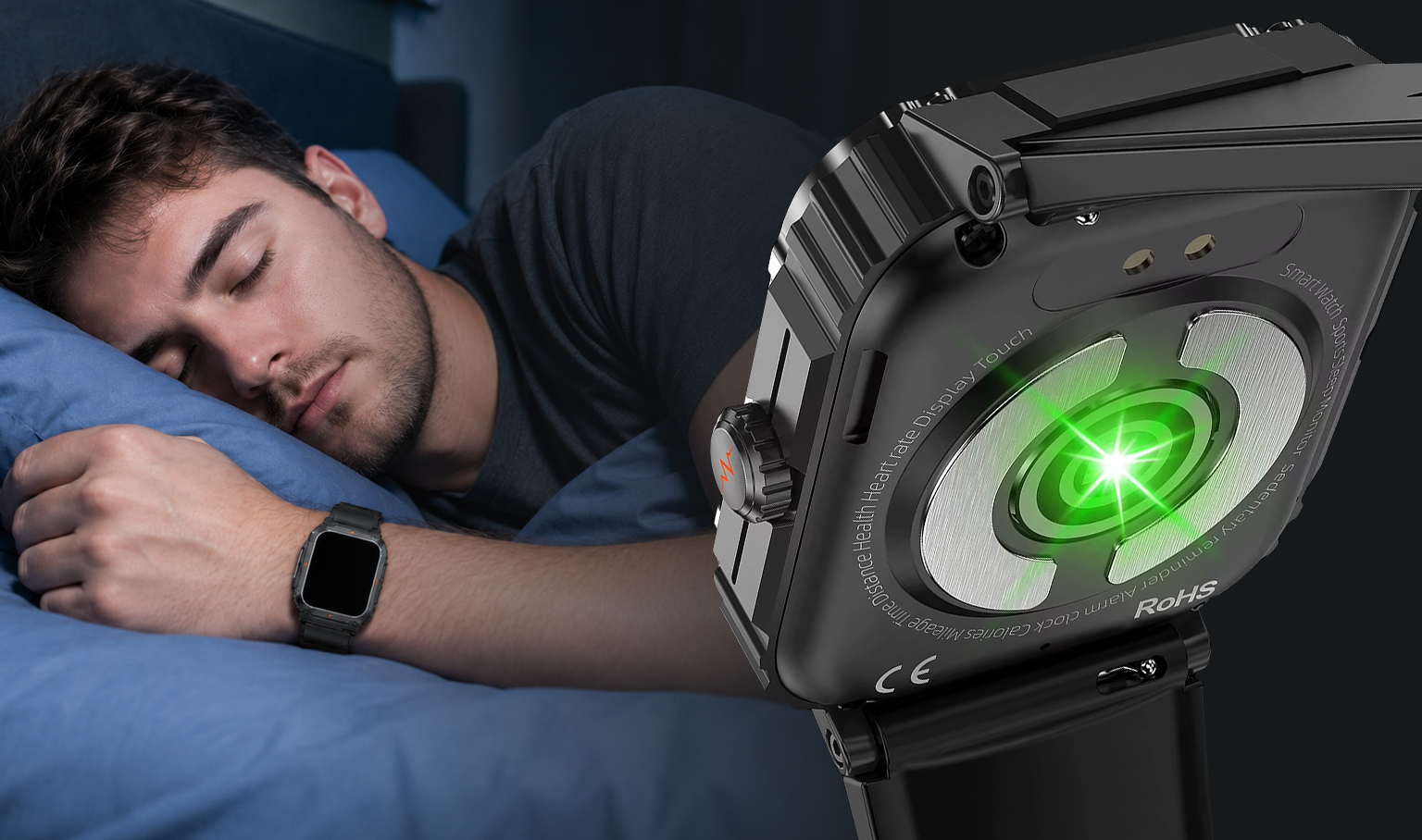 Smartwatch Hagen HB21 z monitorem snu