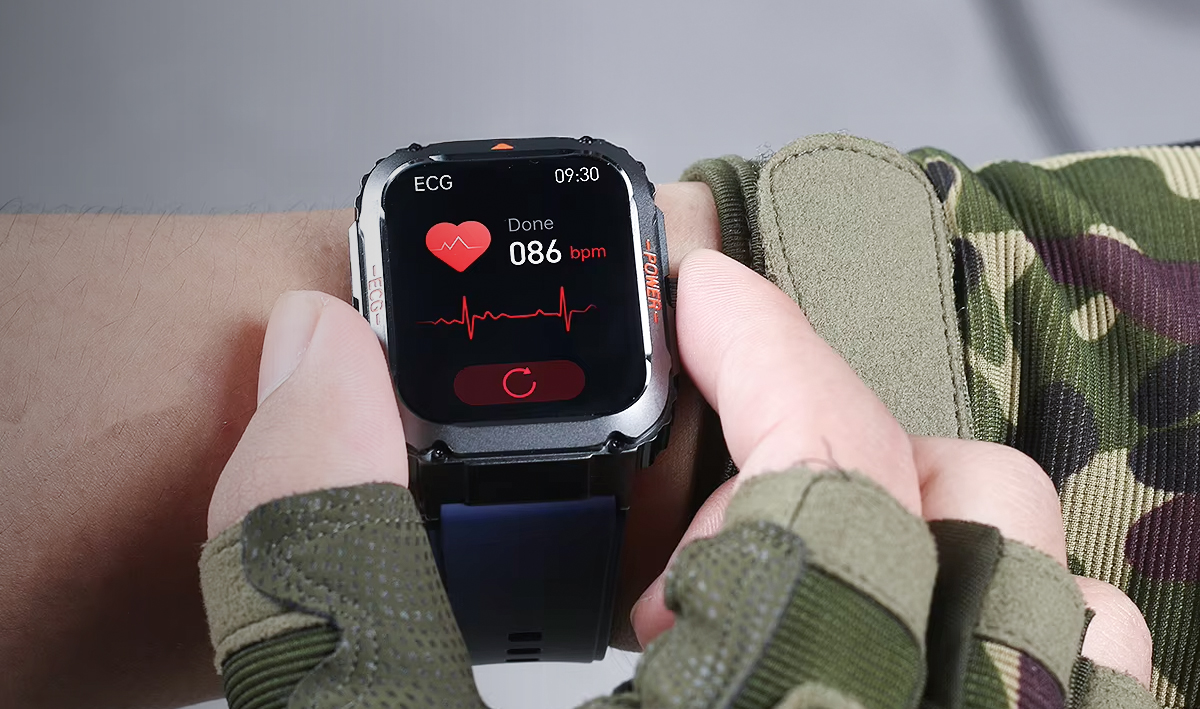 Smartwatch Hagen HB21 z pomiarem tętna