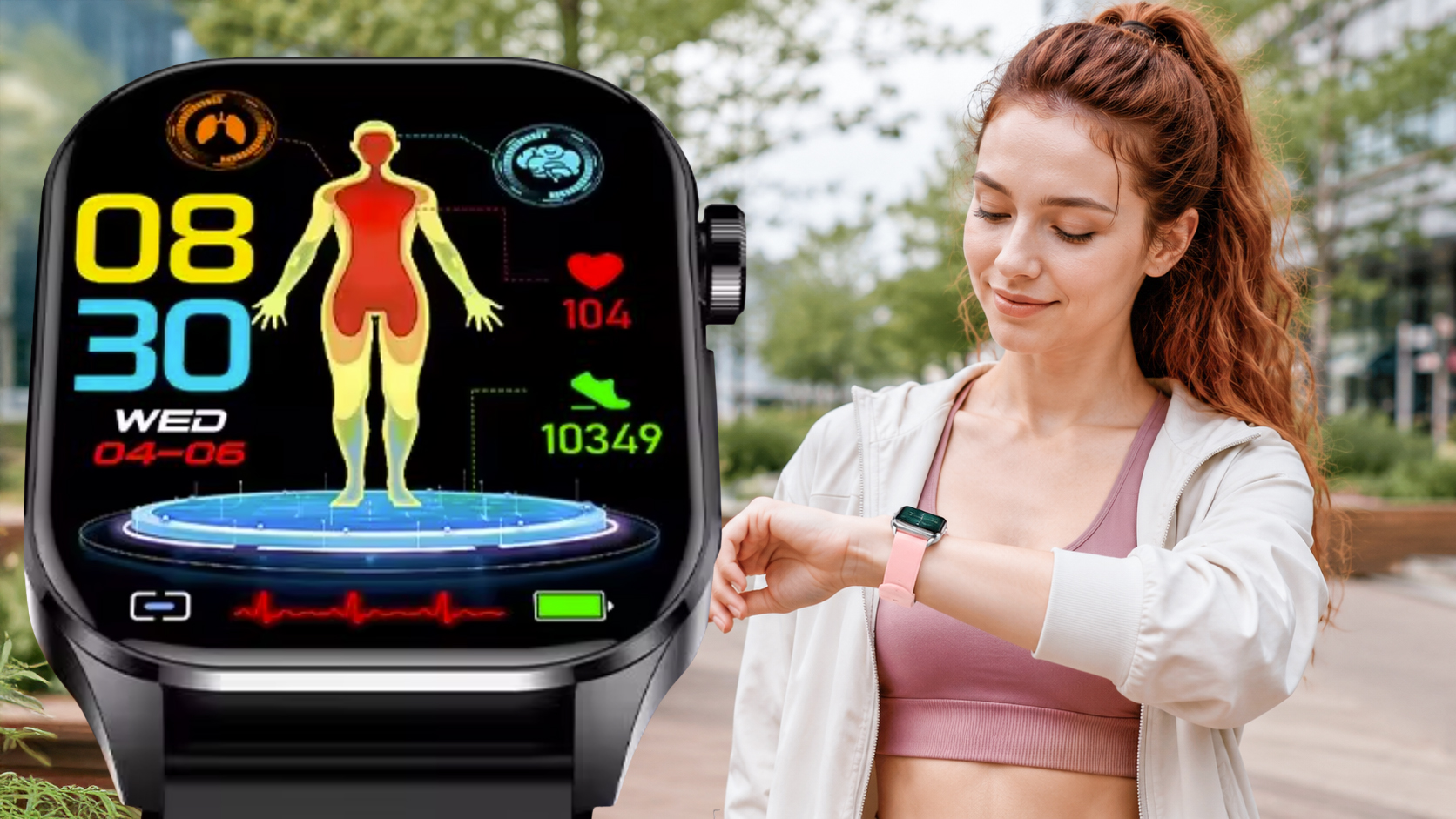 Smartwatch Hagen HB30 z ekranem AMOLED