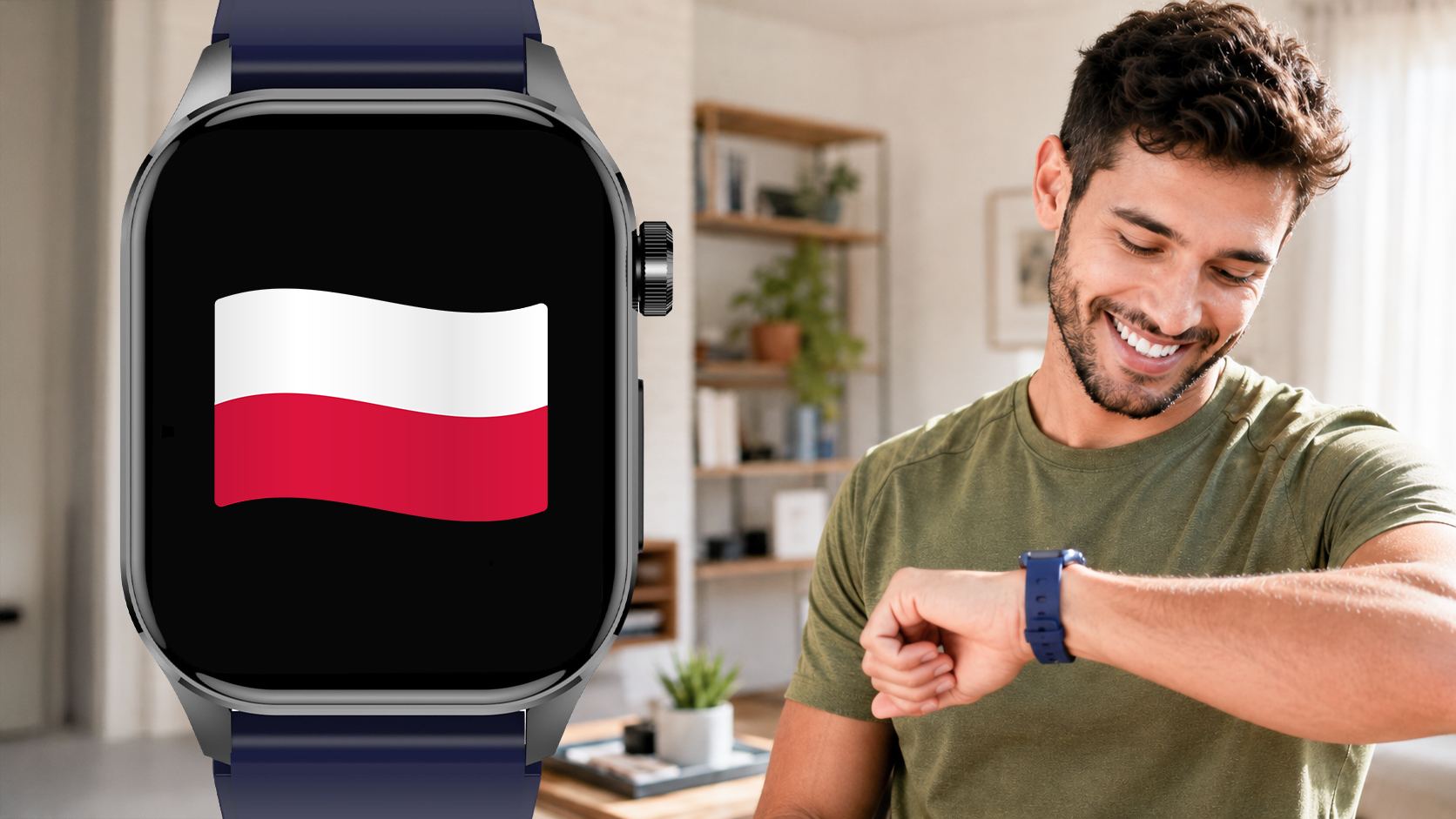 Smartwatch Hagen HB30 z menu po polsku