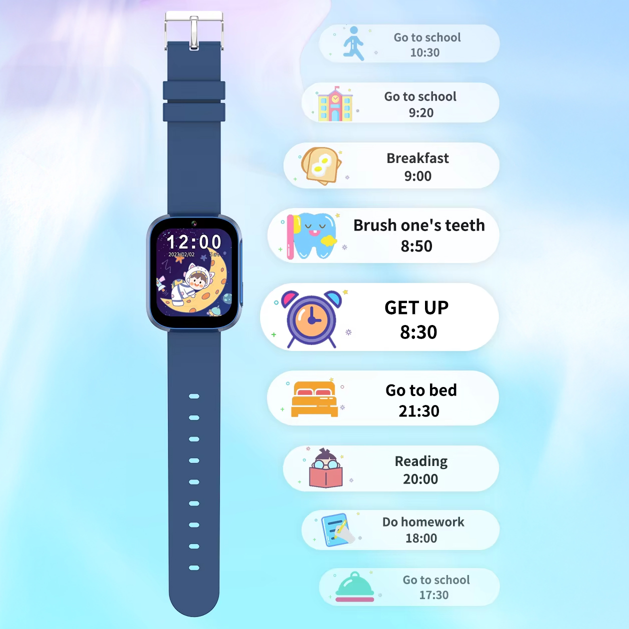Smartwatch Hagen HK5 z funkcją nawyki