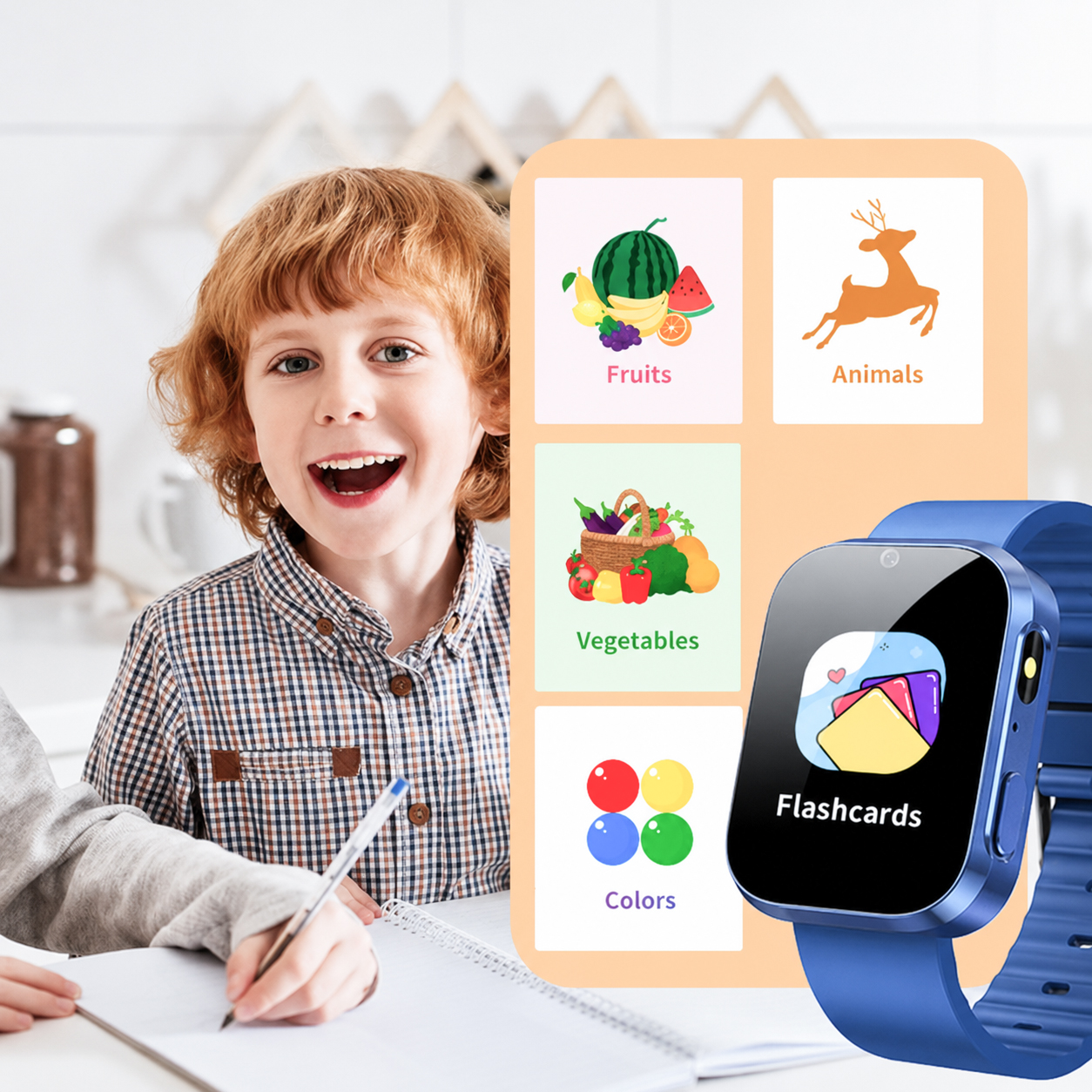 Smartwatch Hagen HK5 z nauką języka angielskiego