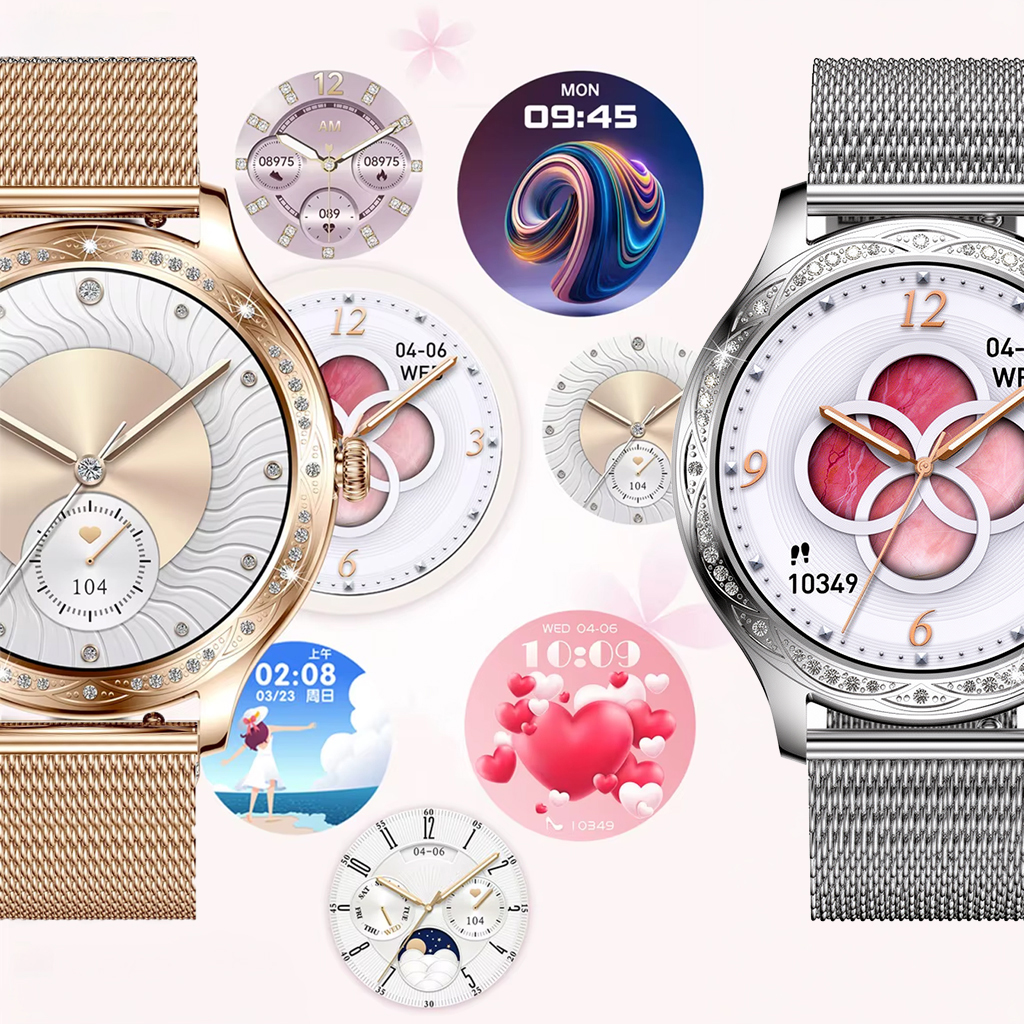 Damski smartwatch Hagen HB23 z możliwością presonalizacji tarczy