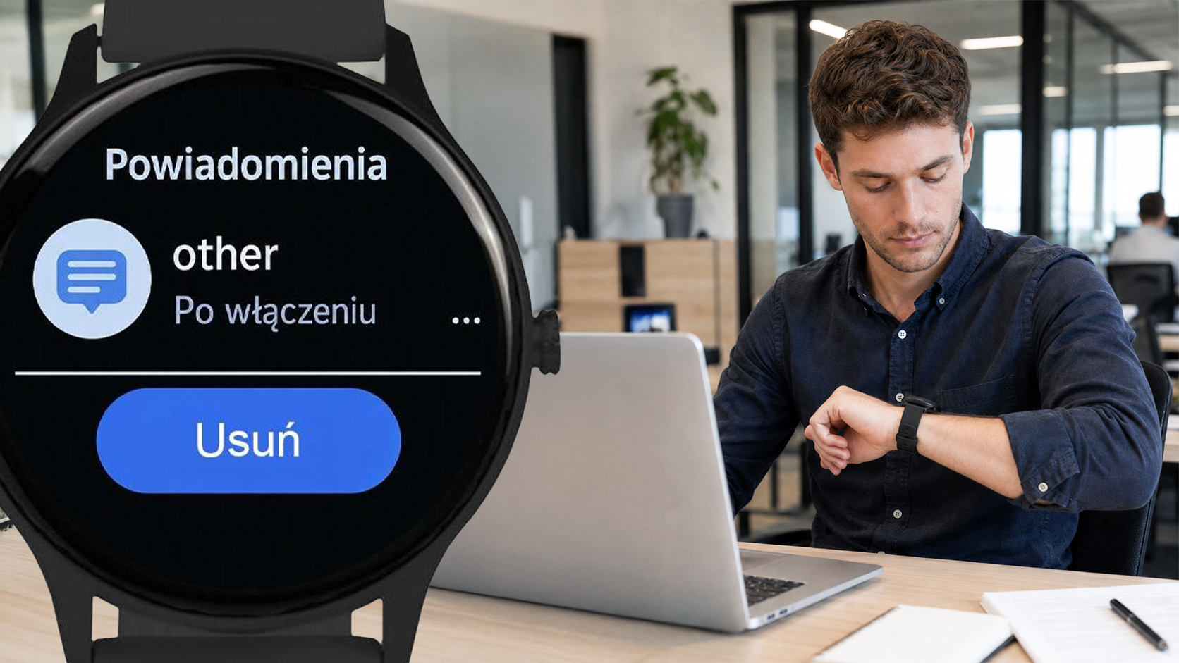 Smartwatch Techmade Dynamic z powiadomieniami