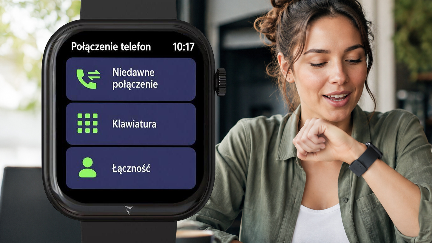 Smartwatch Techmade Glam z rozmowami Bluetooth