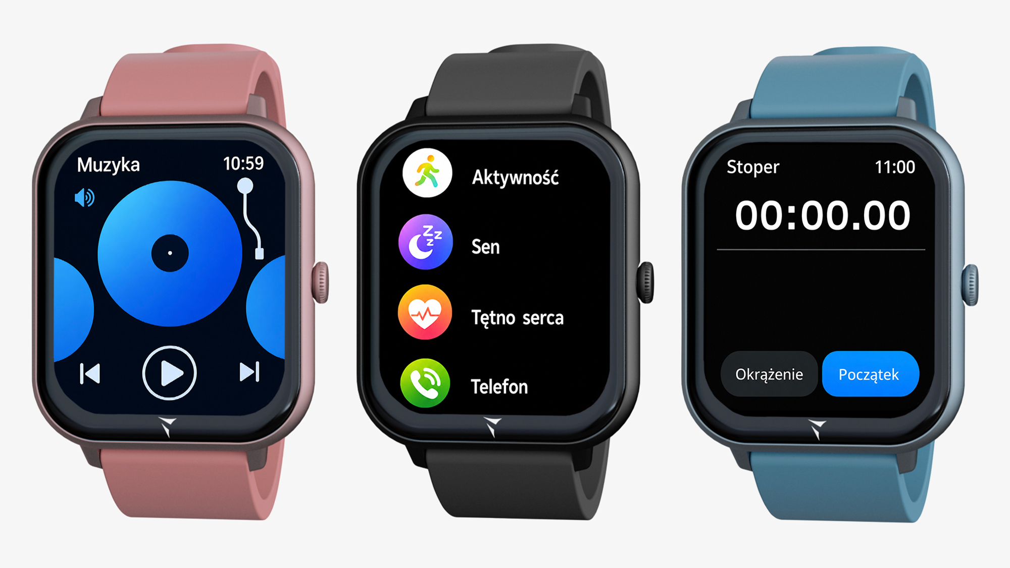 Smartwatch Techmade Glow z codziennymi funkcjami