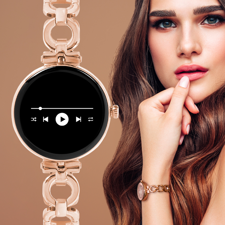 Smartwatch Techmade NIAH Lyra odtwarzanie muzyki