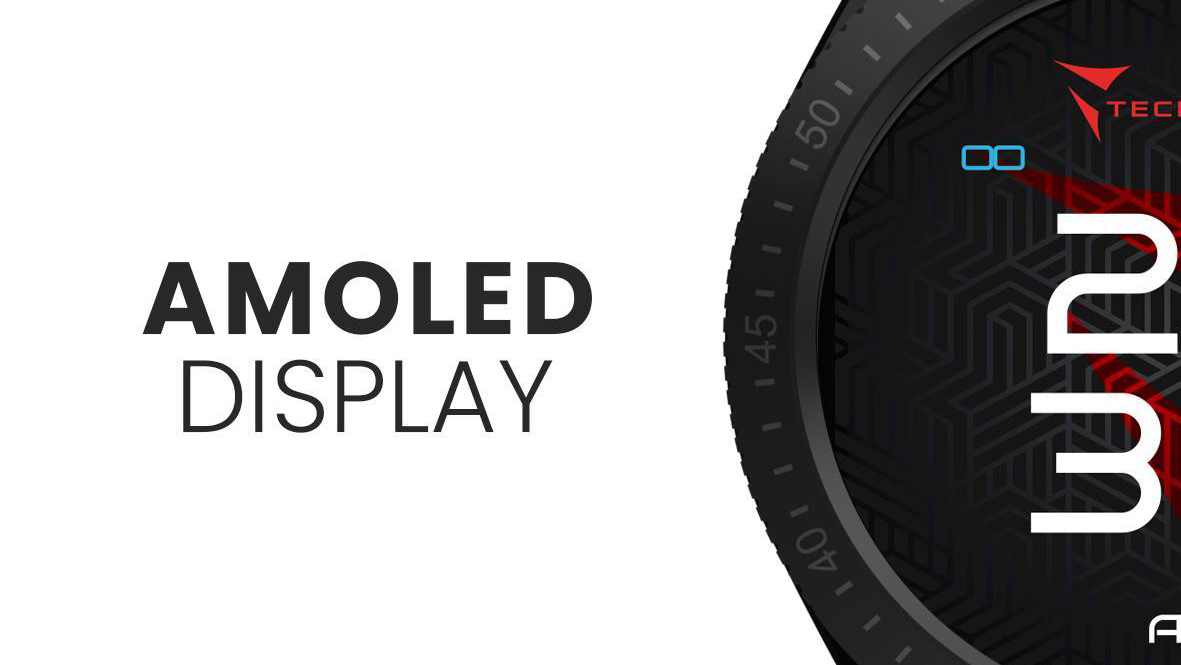 Smartwatch Techmade Rocks 2.0 z ekranem AMOLED