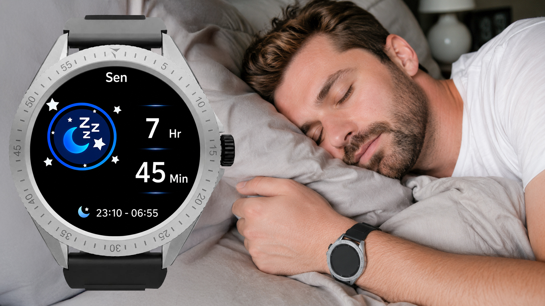 Smartwatch Techmade Rocks 2.0 z monitorem snu