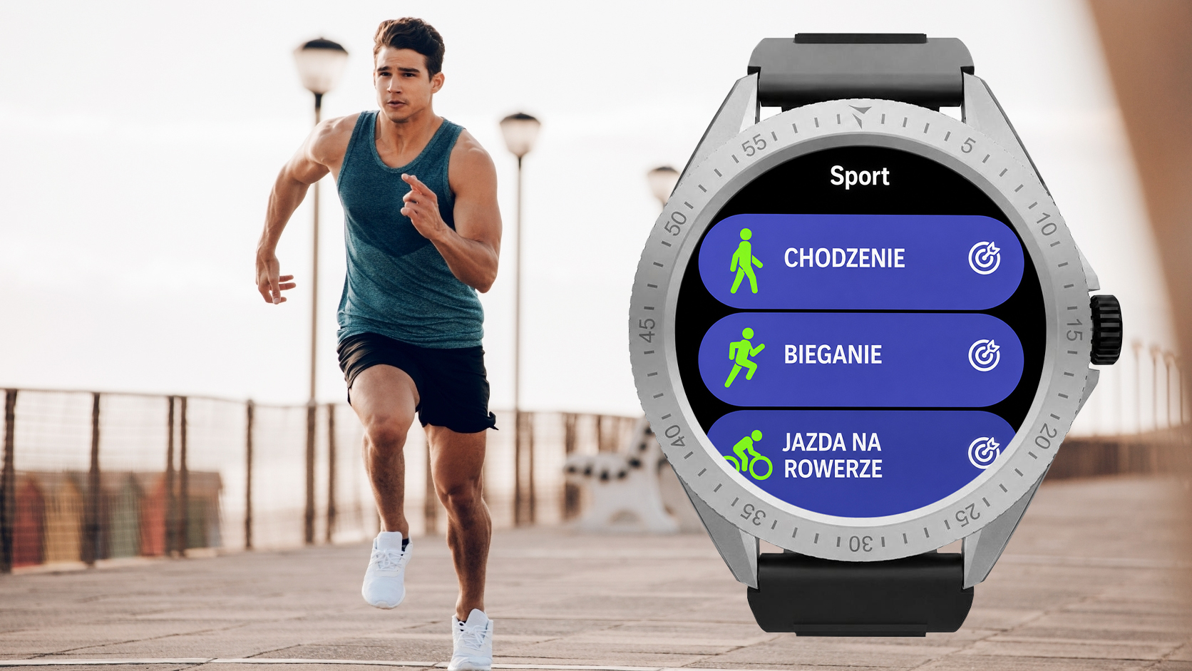Smartwatch Techmade Rocks 2.0 z trybami sportowymi