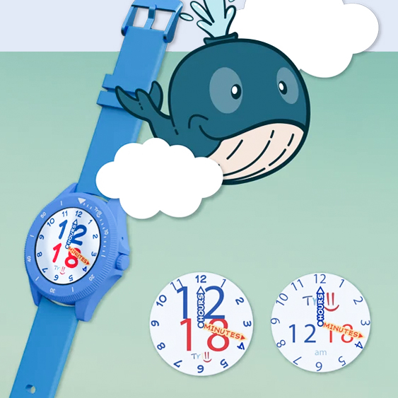 Smartwatch Techmade Trill do nauki odczytywania godzin