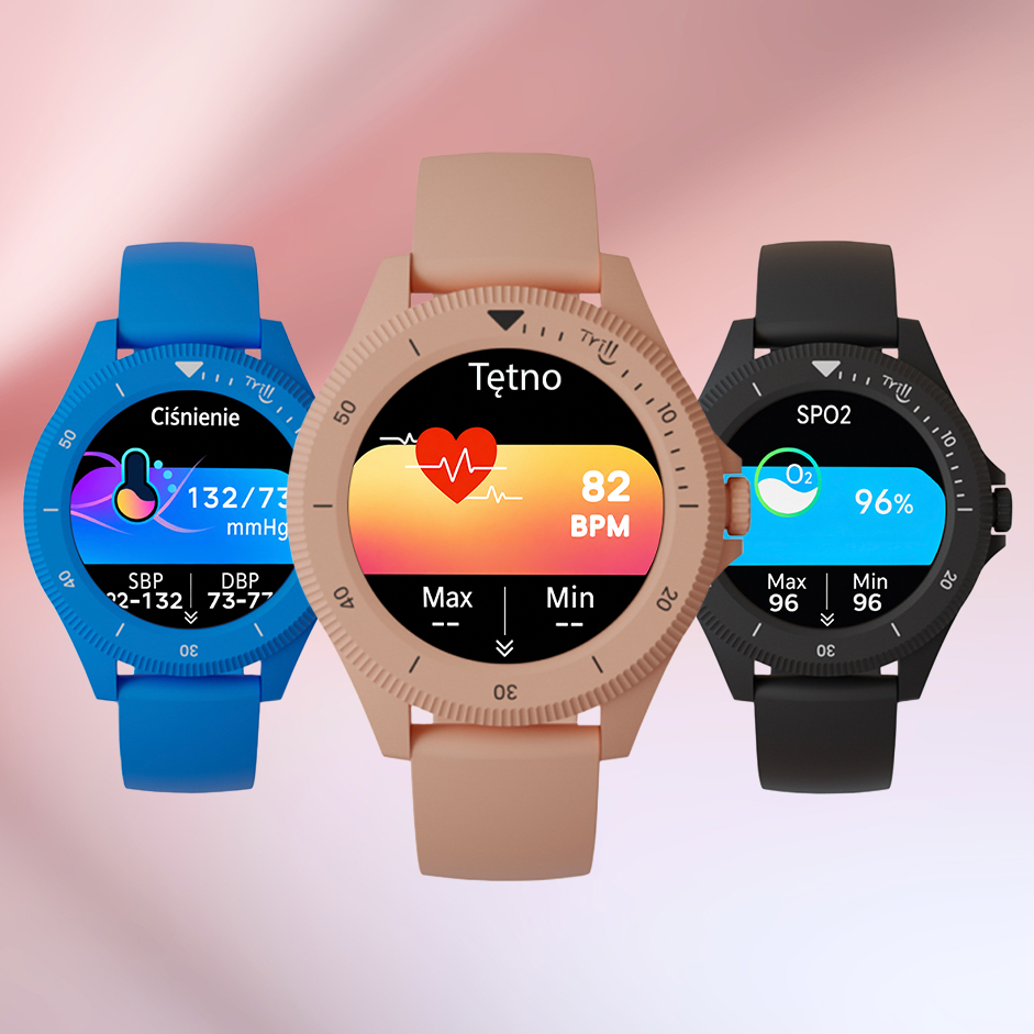 Smartwatche Techmade Trill z monitorami zdrowia