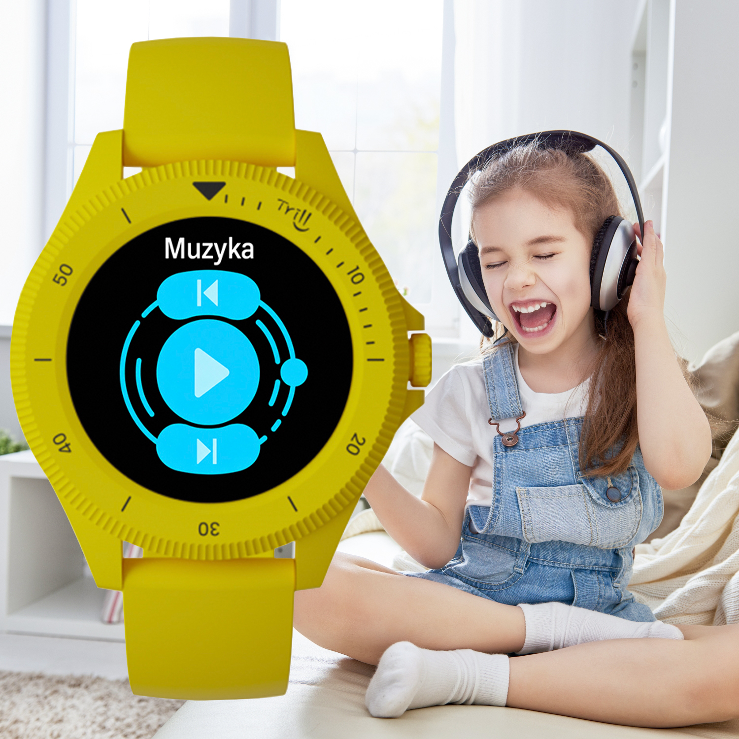 Smartwatche Techmade Trill z odtwarzaniem muzyki