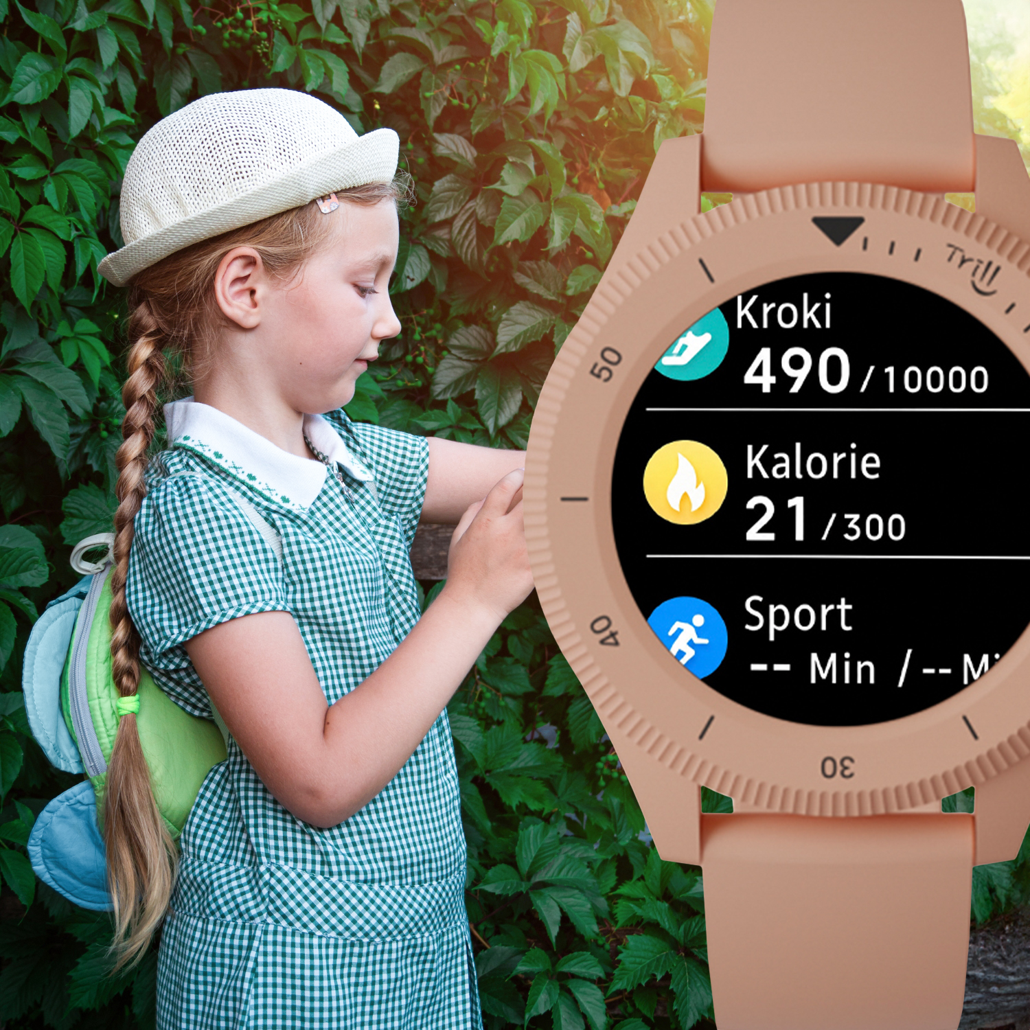 Smartwatche Techmade Trill z pomiarem aktywności