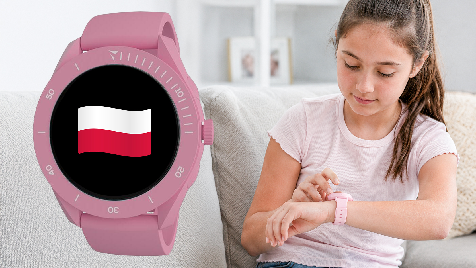 Smartwatche Techmade Young z menu po polsku