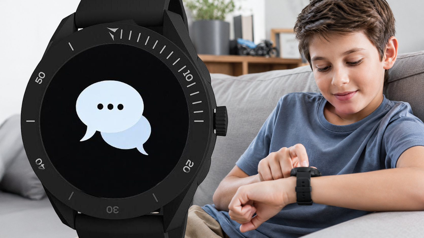Smartwatche Techmade Young z powiadomieniami z telefonu