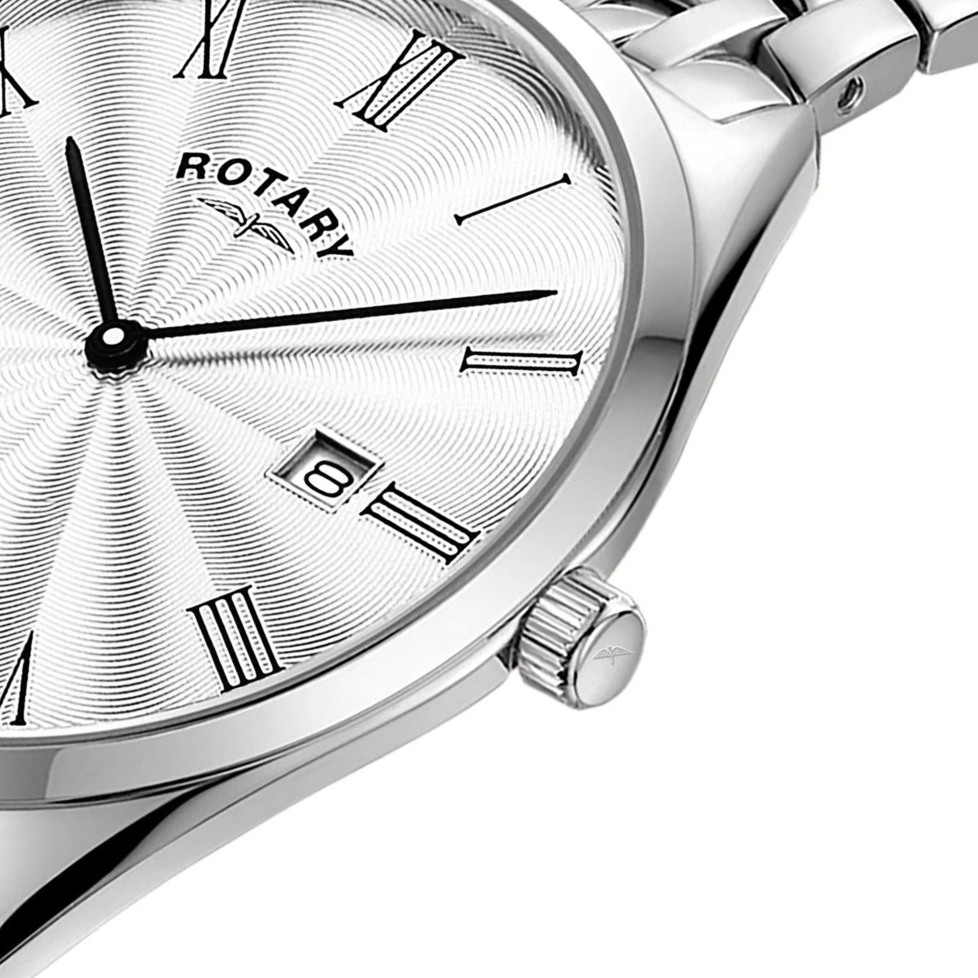 Smukła koperta 38 mm o grubości 5,7 mm zegarka Rotary Ultra Slim GB08010/01