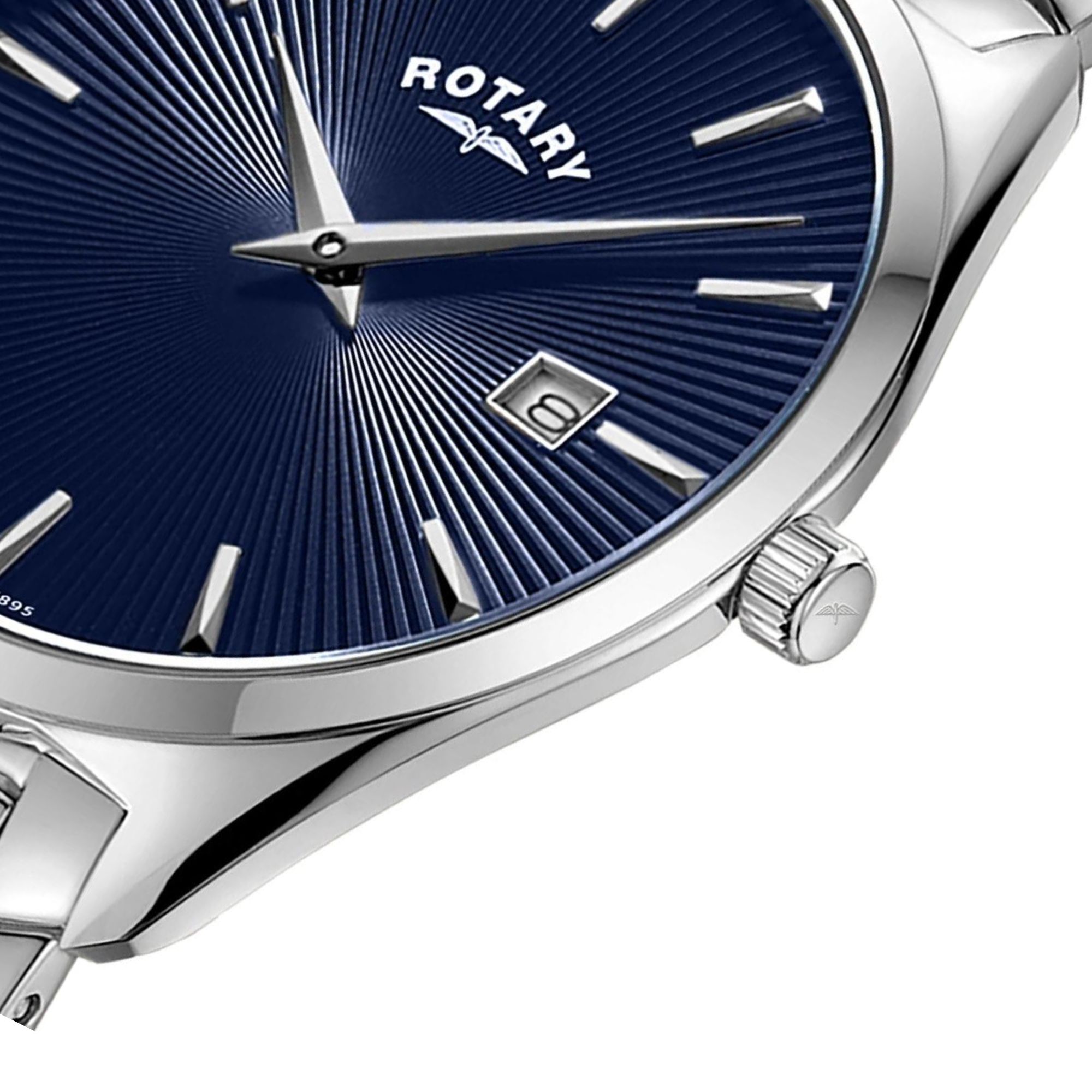 Smukła koperta 38 mm o grubości 5,7 mm zegarka Rotary Ultra Slim GB08010/05