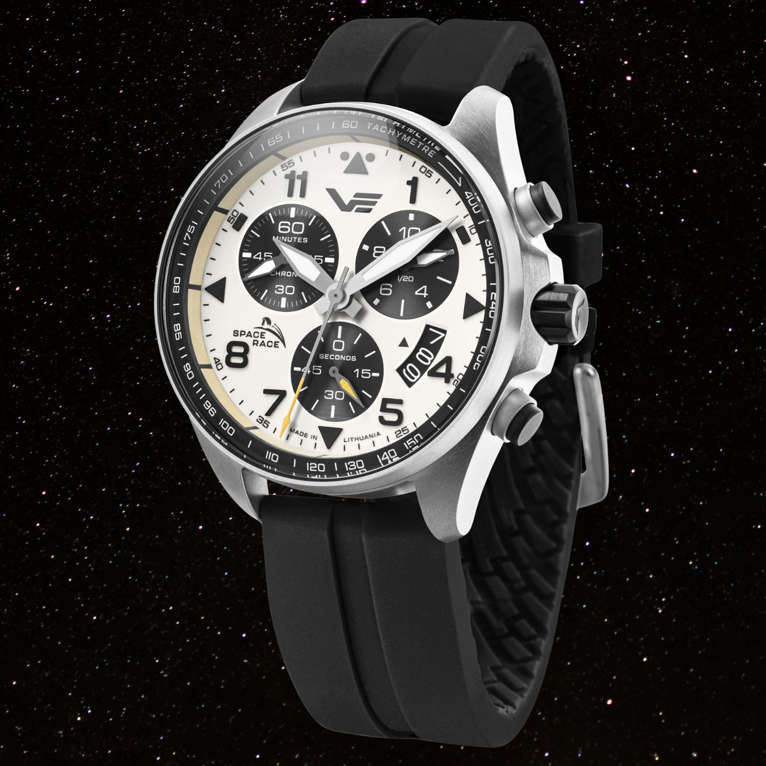 Zegarek Vostok Europe Space Race White Chrono 6S30-325A743SB