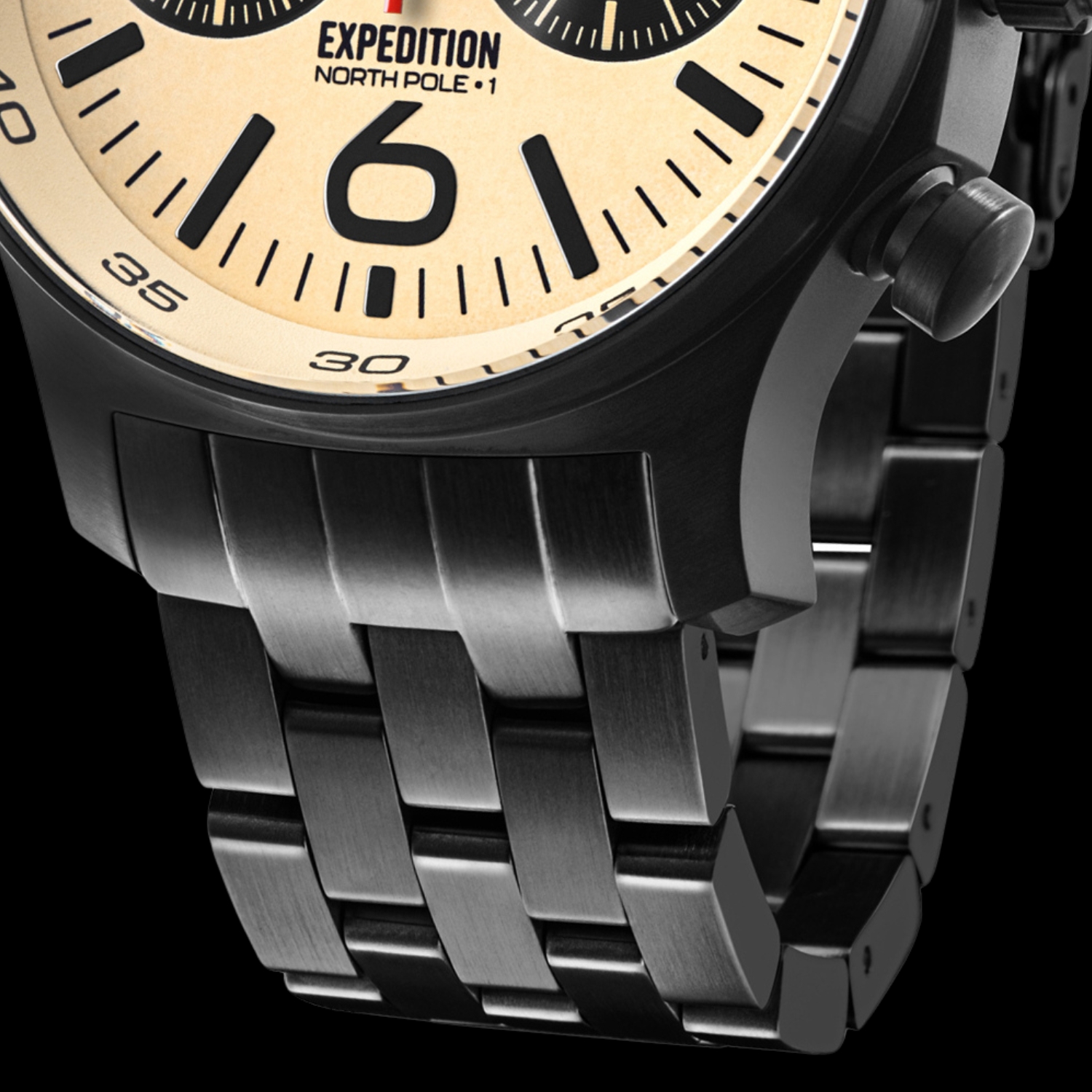 Zegarek Vostok Europe Expedition North Pole 1 Chrono 47mm 6S21-595C644B na stalowej bransolecie