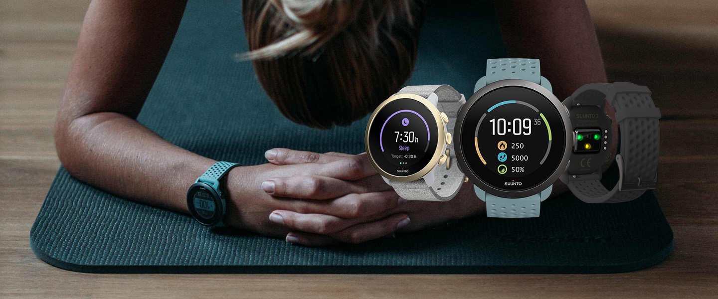 Zegarek Suunto 3 Granite Red w kolorze czerwonym, idealny do aktywności outdoorowych i monitorowania zdrowia.