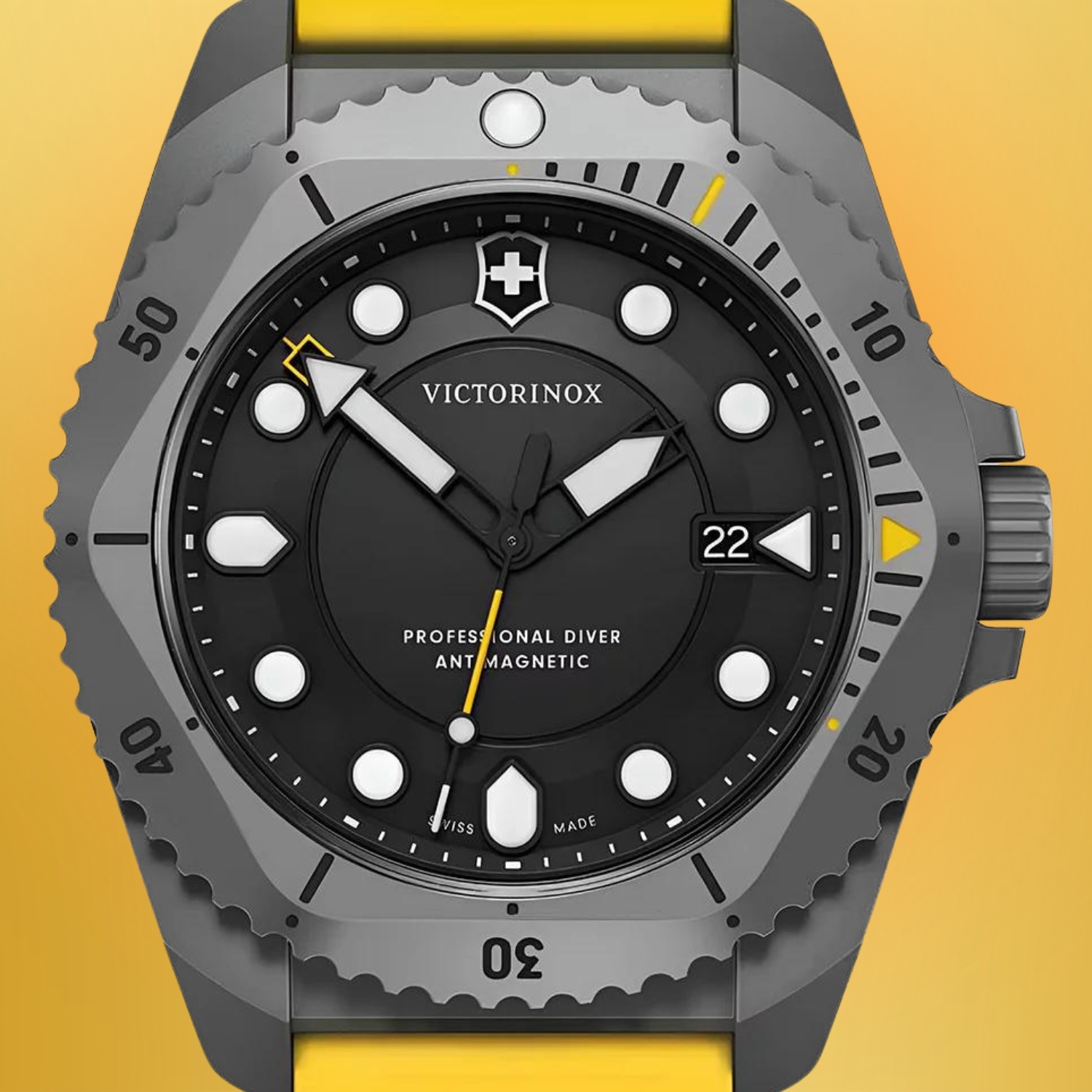 Tarcza w zegarku Victorinox Dive Pro Quartz Titanium 241992