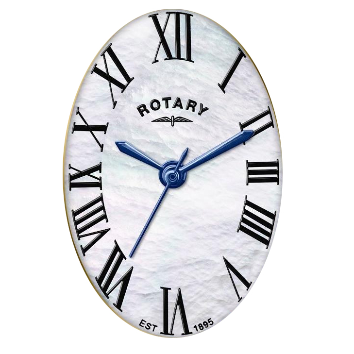 Tarcza z masy perłowej z rzymskimi cyframi zegarka Rotary Heritage Astoria RLB10024/07