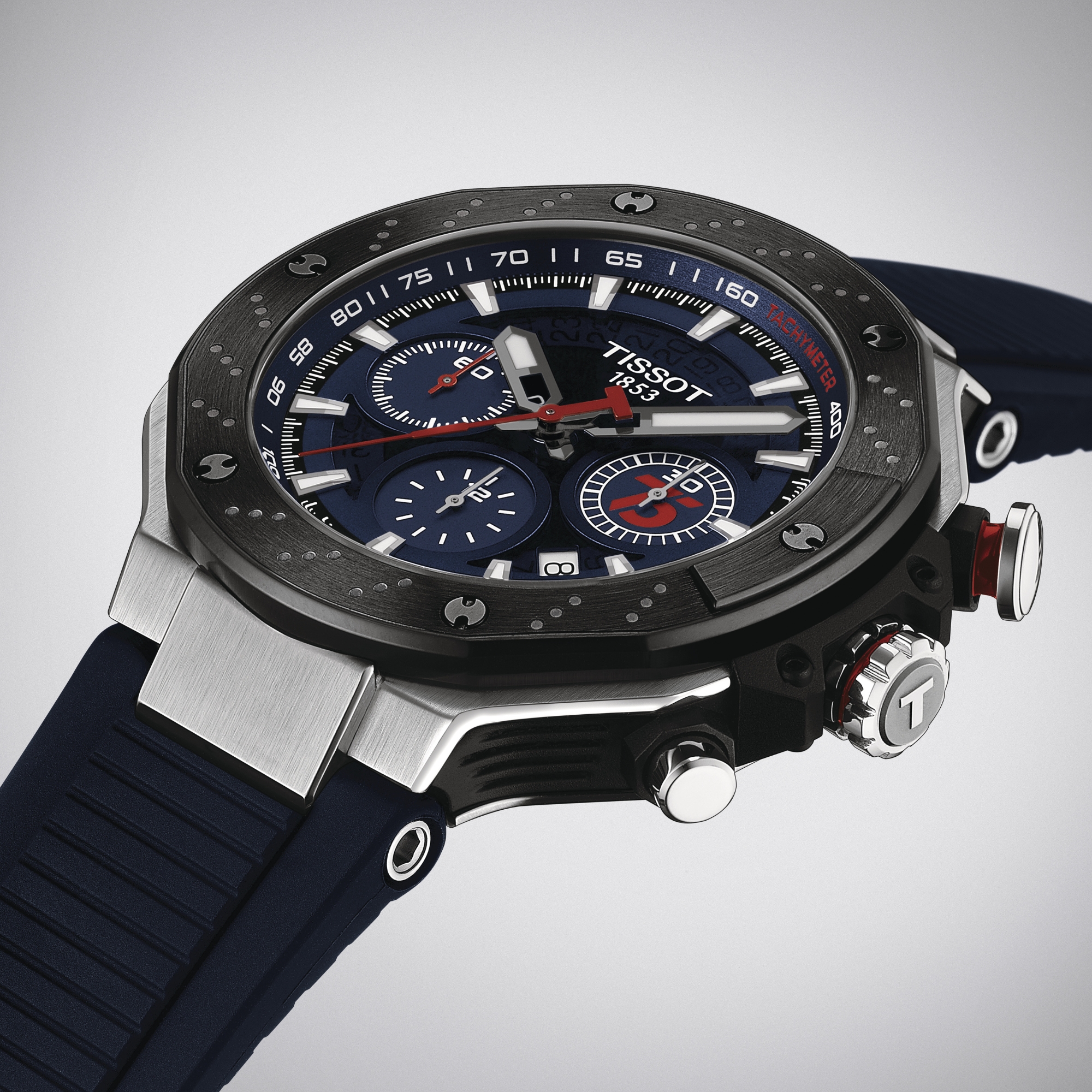 Tarcza zegarka Tissot T-Race MotoGP™ Automatic Chronograph 2024 Limited Edition T141.427.27.041.00
