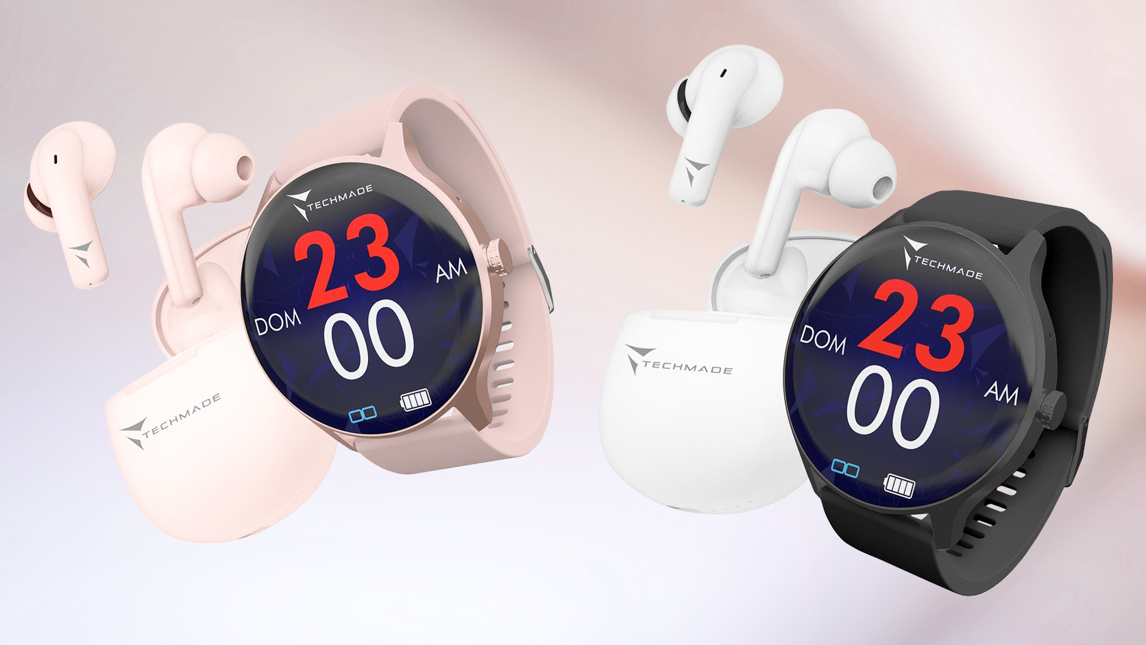 Techmade Dynamic zestaw ze słuchawkami