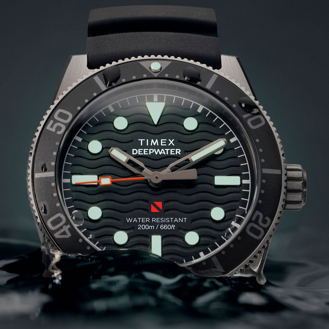 Timex TW2W74700 Deepwater Reef 200 41mm Black TW2W74700
