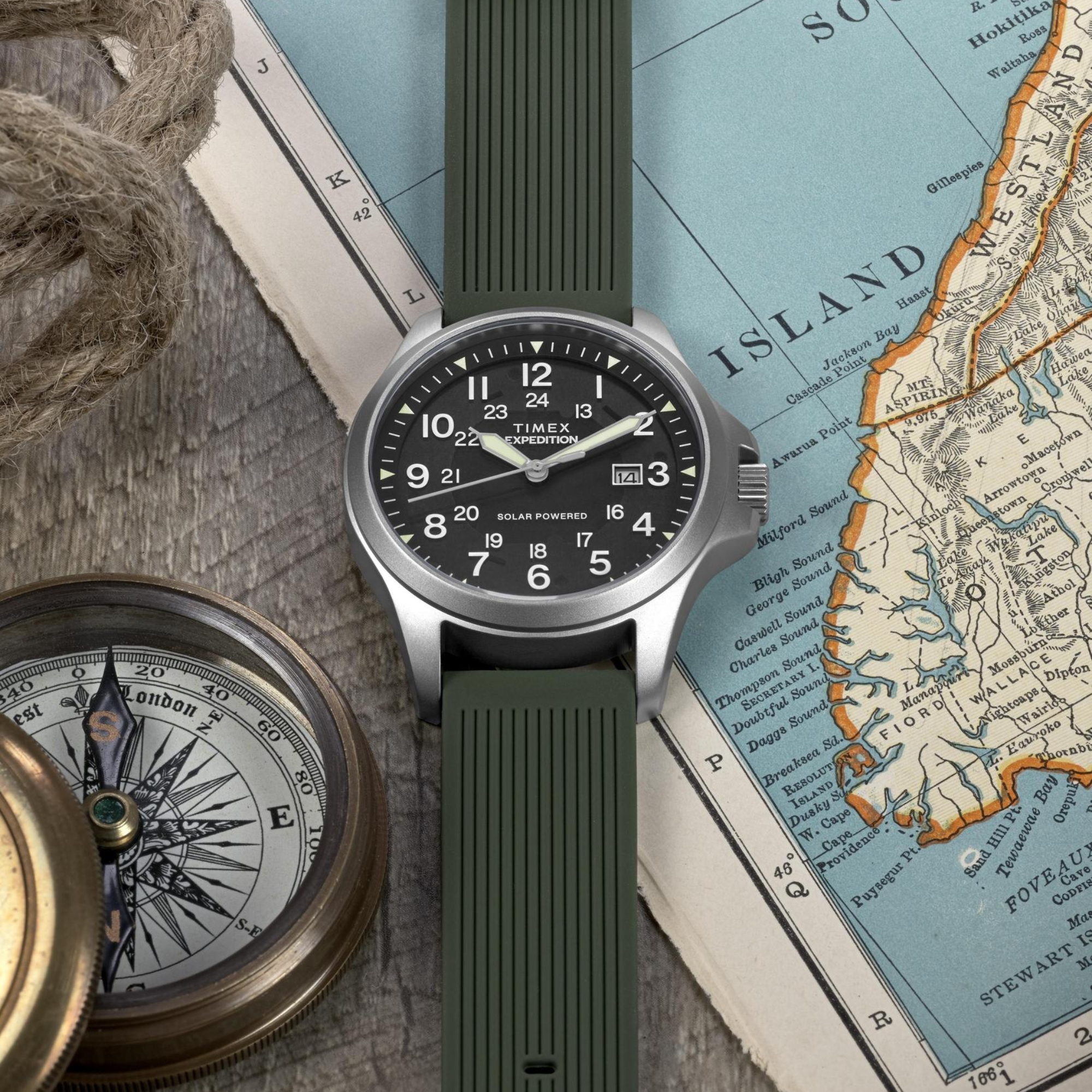 Timex Expedition Field Post Solar TW2Y31600 na mapie