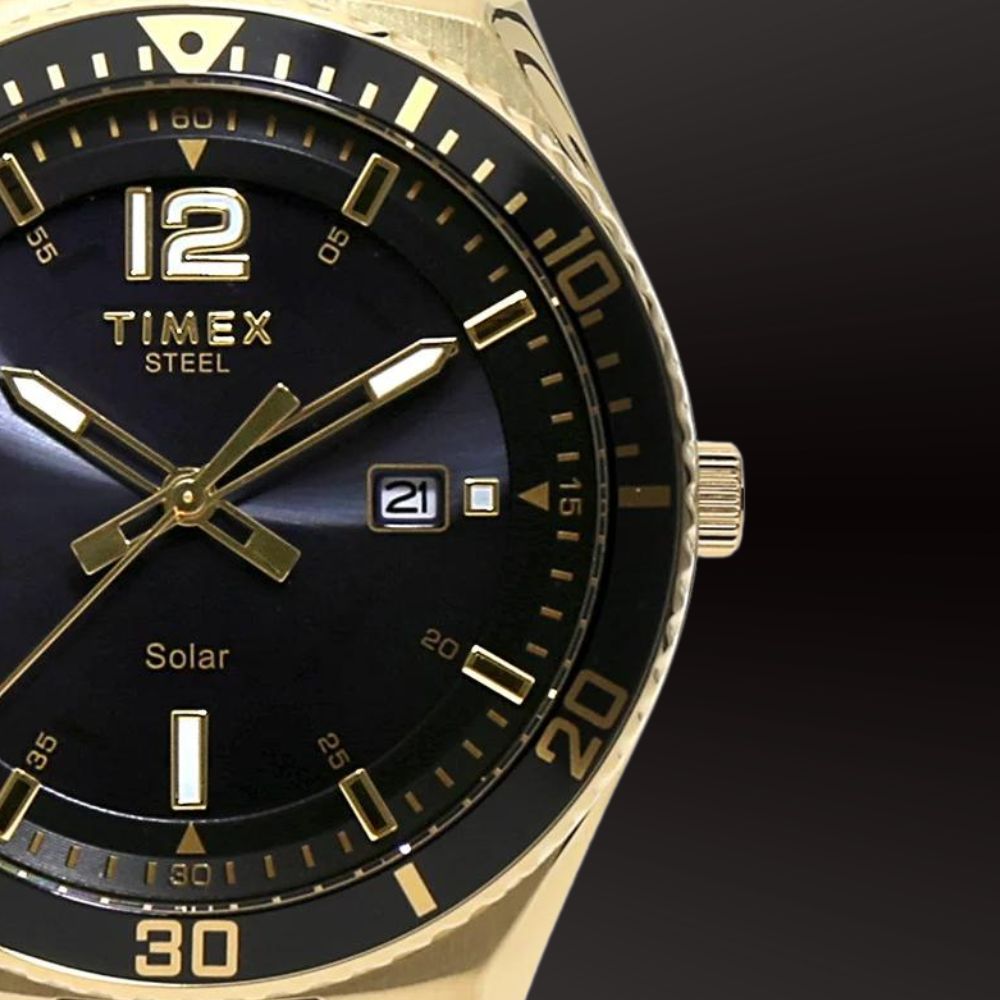 Datownik w zegarku Timex Solar