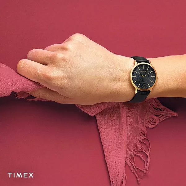 Zegarek Timex Transcend TW2R36400 z skórzanym paskiem i elegancką tarczą
