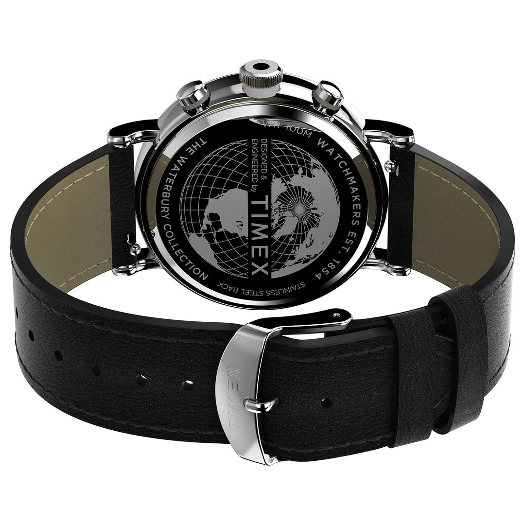 Zegarek Timex z czarnym paskiem z zapięciem na sprzączkę