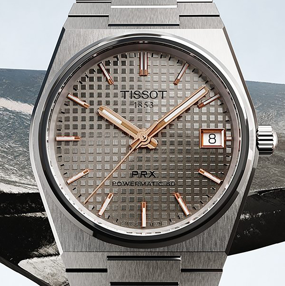 Zegarek Tissot PRX 38mm T137.807.44.061.00 z Super-LumiNovą