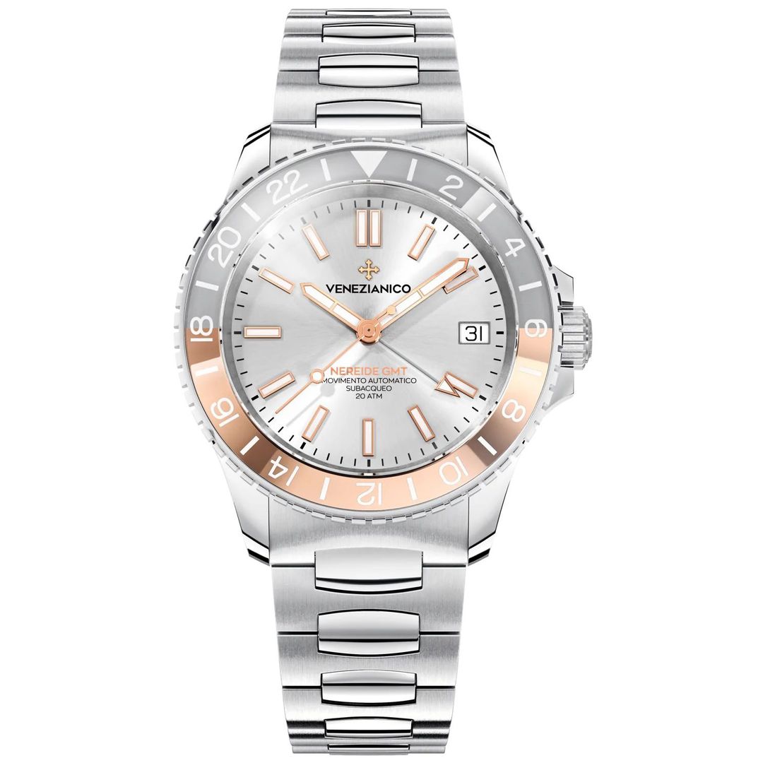 Zegarek pracujący na mechanizmie automatycznym Seiko NH34A GMT