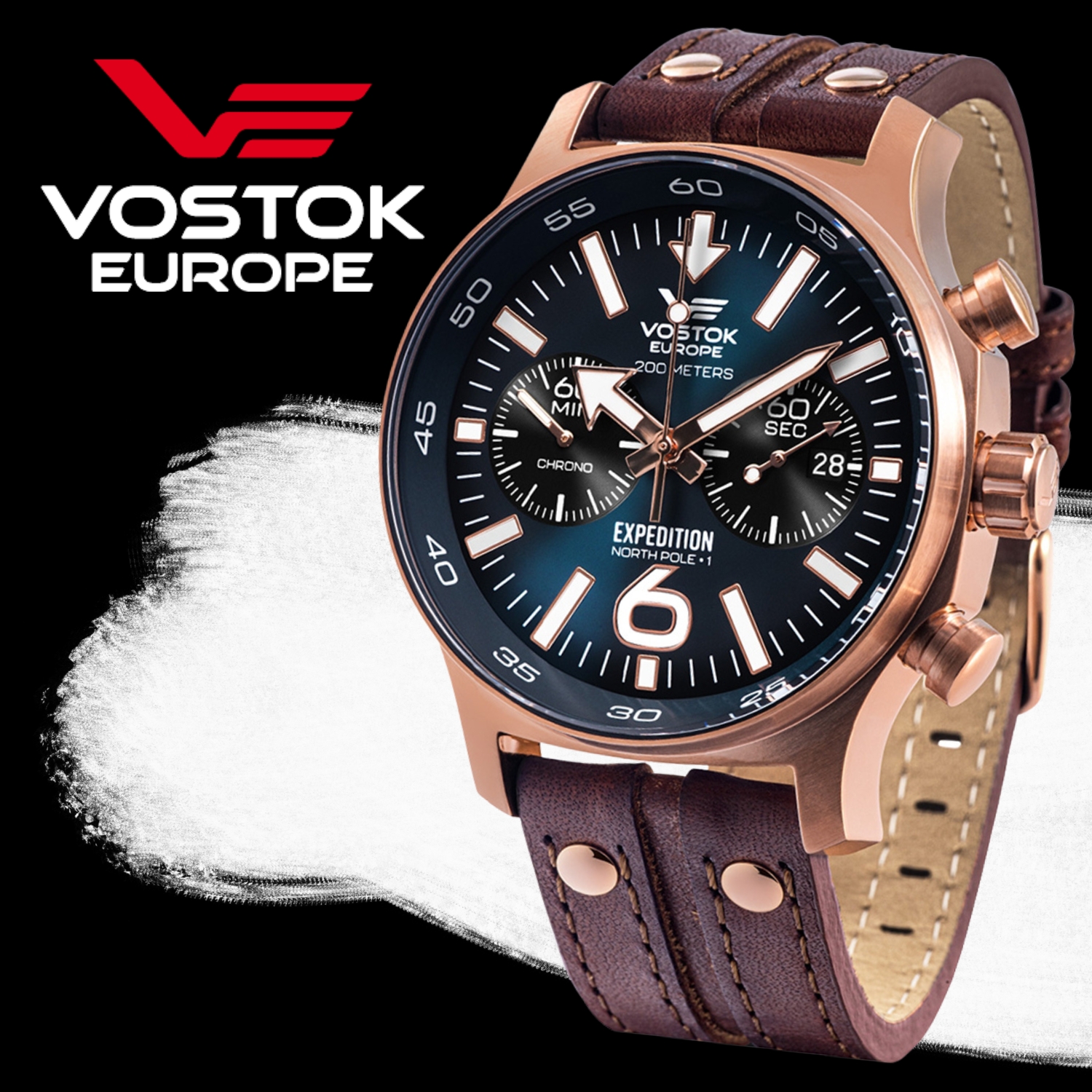 Vostok Europe Expedition North Pole 1 Chrono 6S21-595B645 