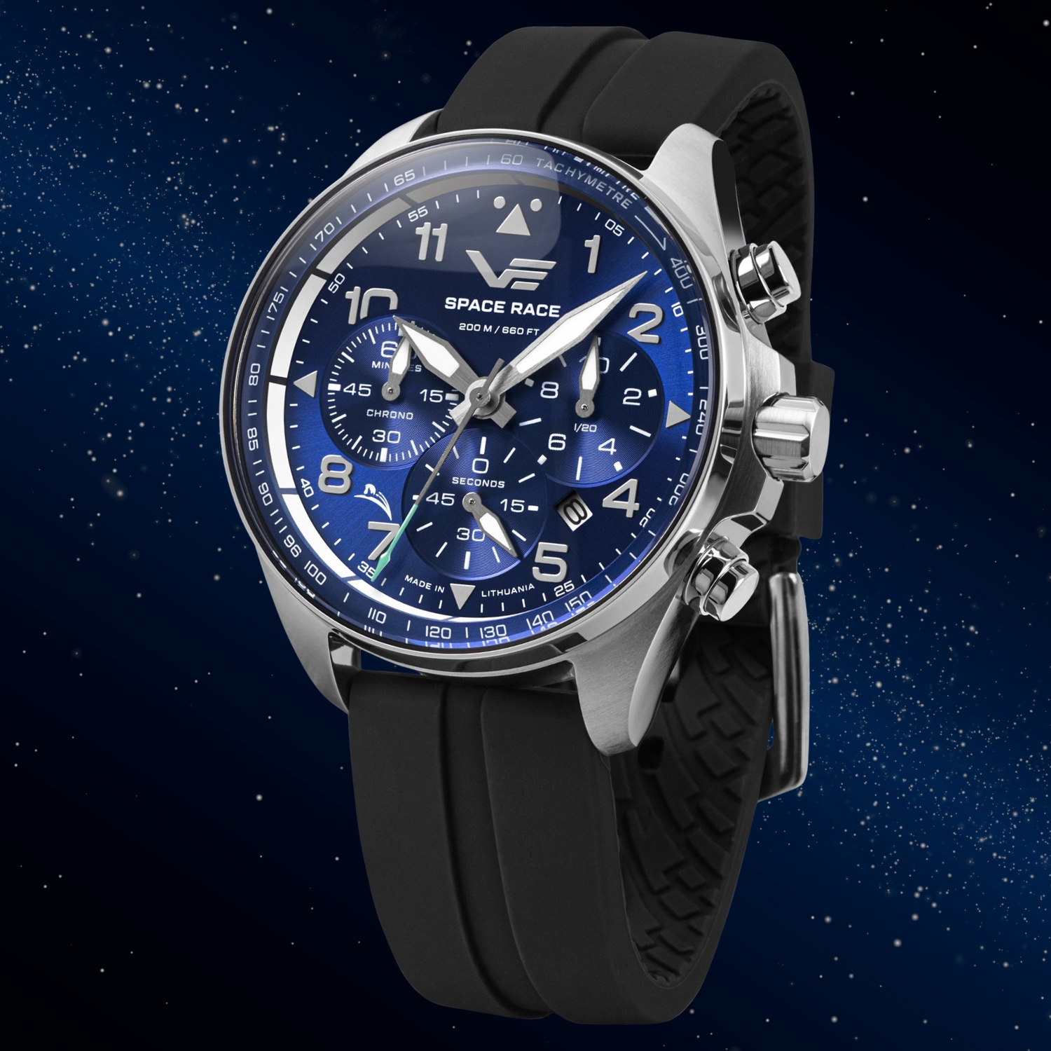 Zegarek Vostok Europe Space Race Blue Chrono 6S20-325A742SB